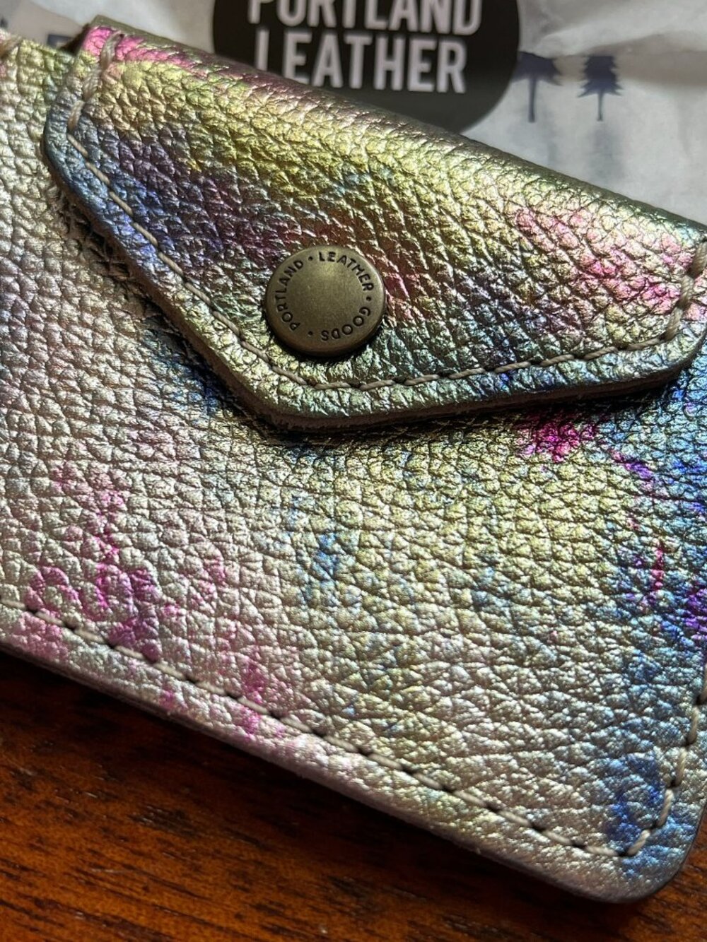 Portland Leather Goods "Aurora" Lovebug Wallet - Picture 5 of 9